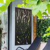 Homebase Mirrors | Amarelle Large Metal Flame Decorative Garden Screen Mirror - 120X60Cm