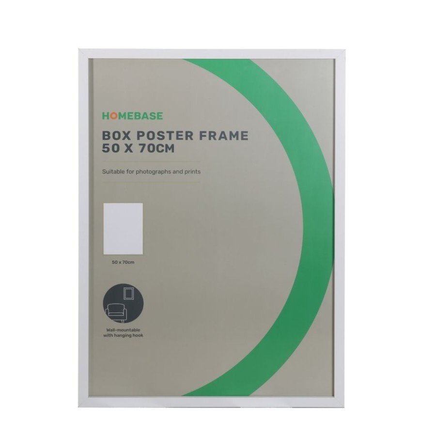 Homebase Photo Frames | Box Poster Frame - 50X70Cm - White