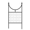 Homebase Garden Fencing | Agriframes Byzantine Garden Screen - W 1.2M X H 2.3M - Black