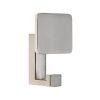 Homebase Hallway Furniture | Square Back Hook - Satin Nickel