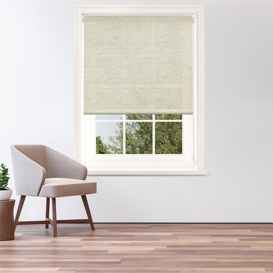 Homebase Storage & Home Deals | Linen Look Daylight Roller Blind - 90Cm