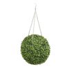 Homebase Artificial Plants | Artificial Topiary Ball - Green