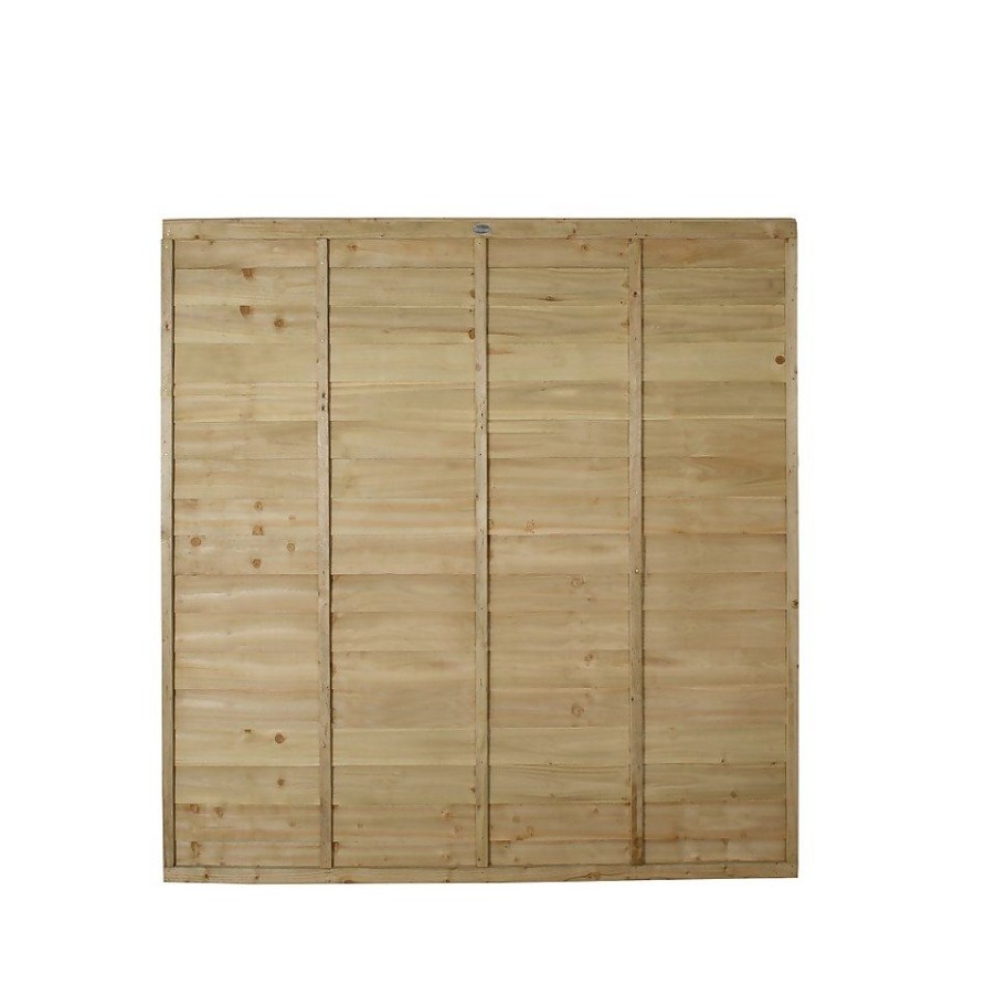 Homebase Garden Fencing | 6Ft X 6Ft (1.83M X 1.83M) Pressure Treated Superlap Fence Panel - Pack Of 5 (Home Delivery)