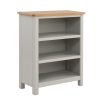 Homebase Office Furniture | Norbury Low Bookcase - Grey