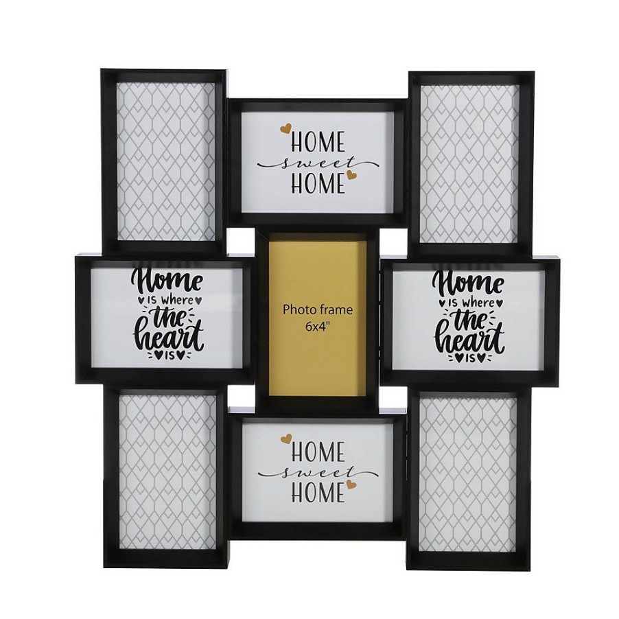 Homebase Photo Frames | Multi Aperture Frame - Black