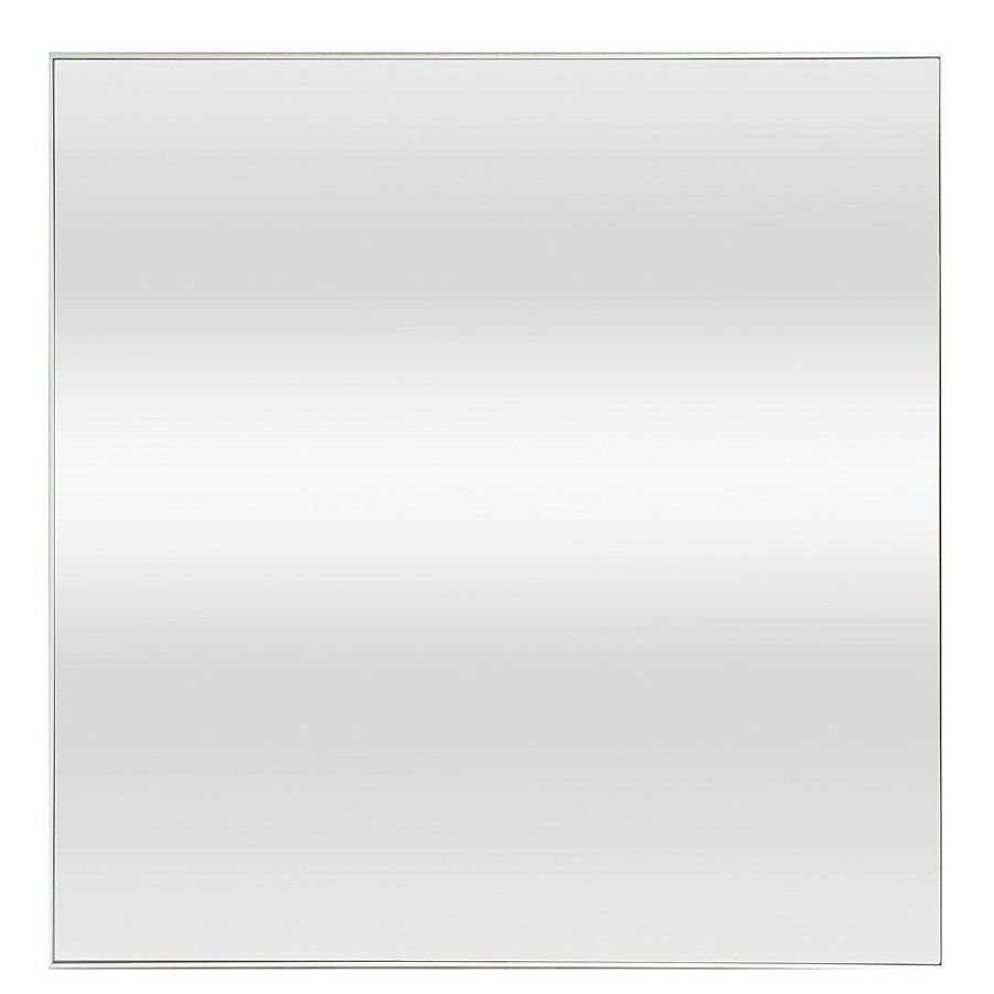 Homebase Mirrors | White Square Mirror - 55Cm