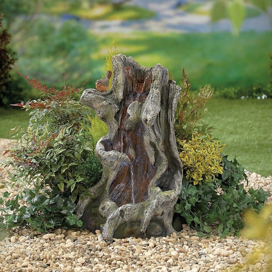 Homebase Water Features | Stylish Fountain Willow Spills Water Feature With Leds