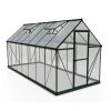 Homebase Greenhouses | Palram Canopia Hybrid 6 X 14Ft Green Greenhouse