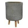 Homebase Plant Pots | Liam Round Planter On 3 Legs - Large