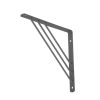 Homebase Shelving Brackets | Tri Bracket - Charcoal - 195X195Mm