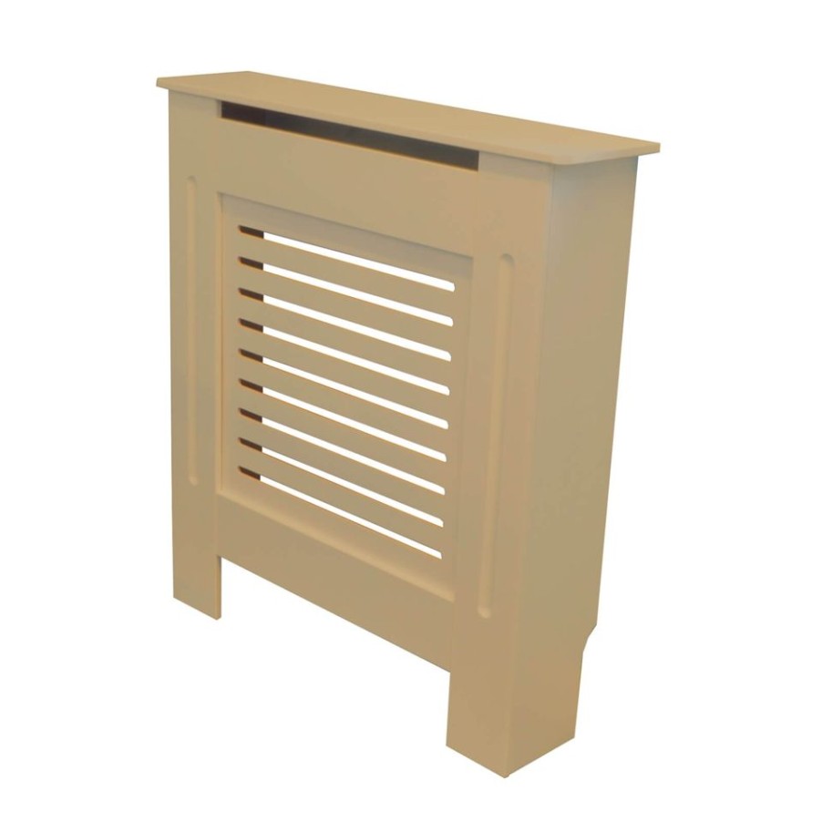 Homebase Hallway Furniture | Radiator Cover With Horizontal Slatted Design In Unpainted - Mini