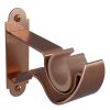 Homebase Curtain Poles & Tracks | Push Fit Curtain Bracket -Antique Copper