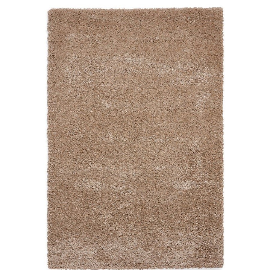 Homebase Storage & Home Deals | Ozzy Plain Shaggy Rug - Natural - 160X230Cm