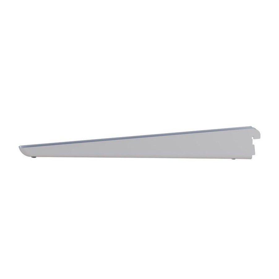 Homebase Shelving Brackets | Double Slot Bracket - White -360Mm