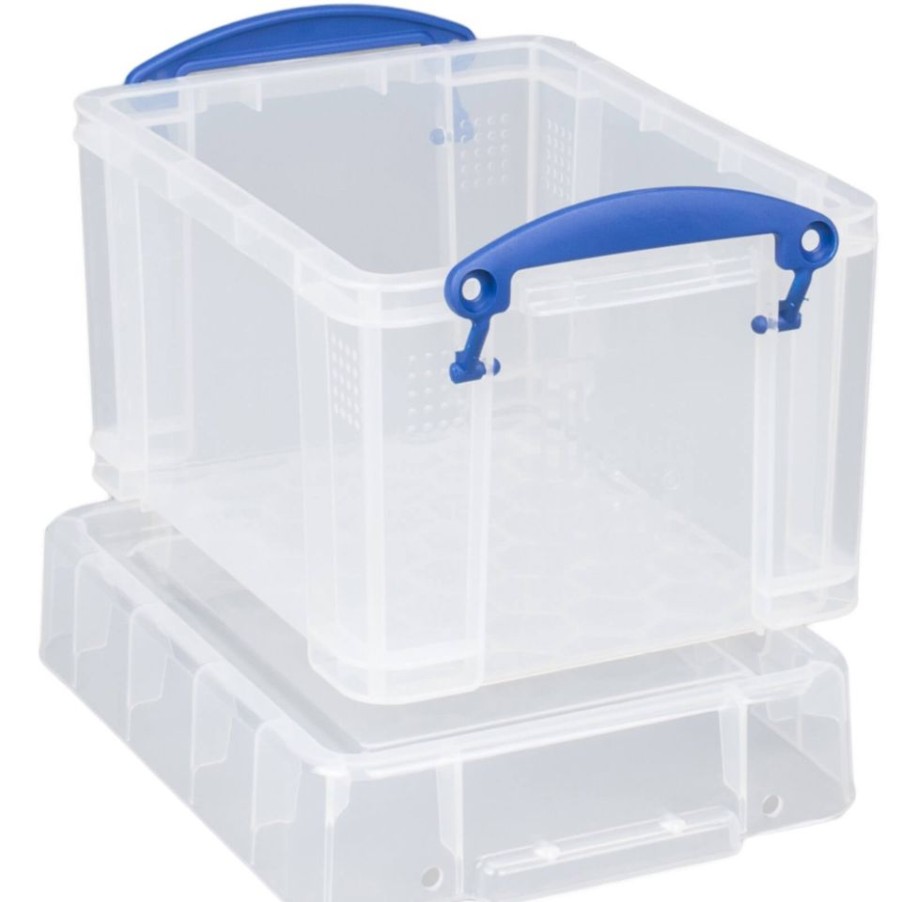 Homebase Storage Containers | Really Useful Storage Box - Clear - 3L