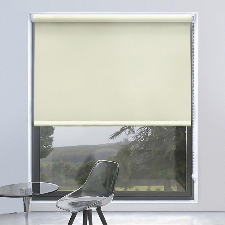 Homebase Storage & Home Deals | Cotton Colour Blackout Roller Blind - 60Cm