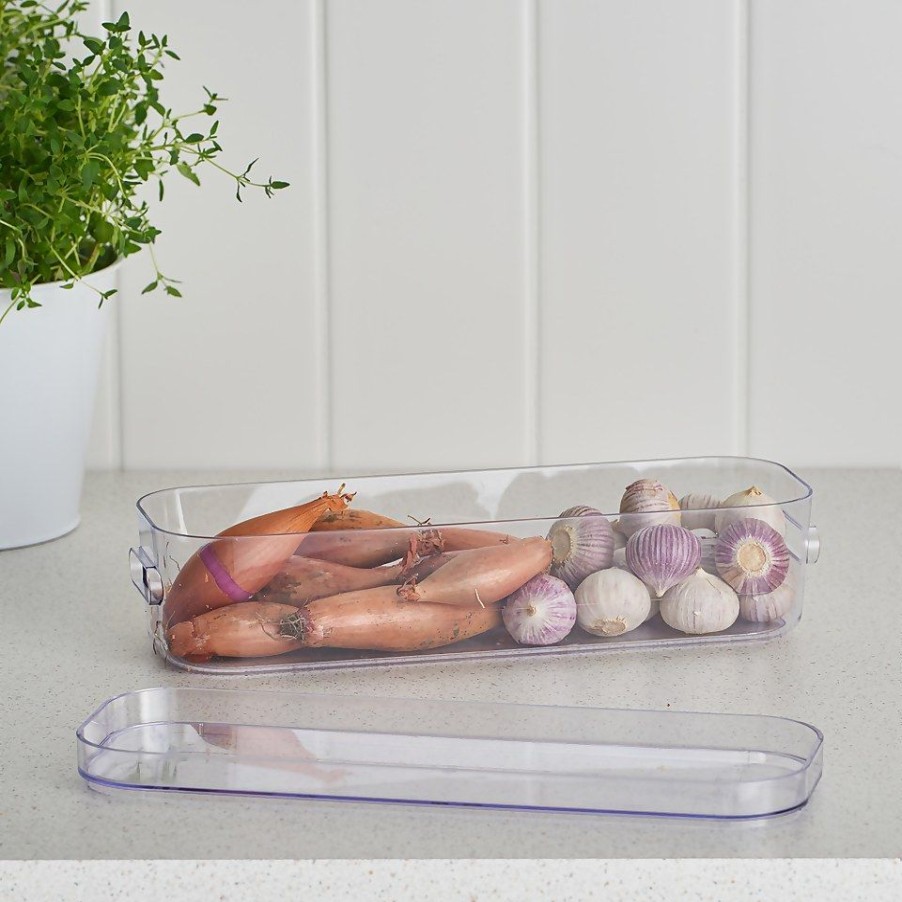 Homebase Storage Containers | Smartstore Compact Clear Box Slim