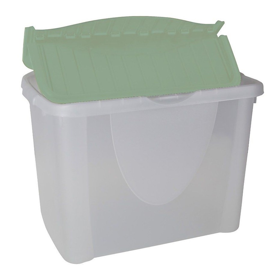 Homebase Storage Containers | 60L Flip Lid Storage Box - Sage