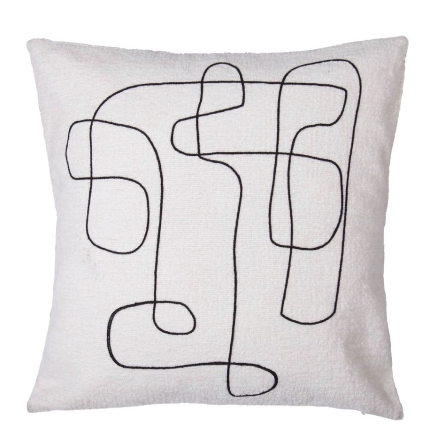 Homebase Cushions | Abstract Natural Rope Cushion