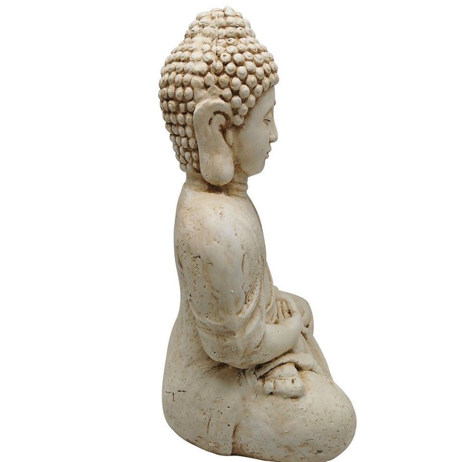 Homebase Garden Ornaments | Sitting Buddha Garden Ornament