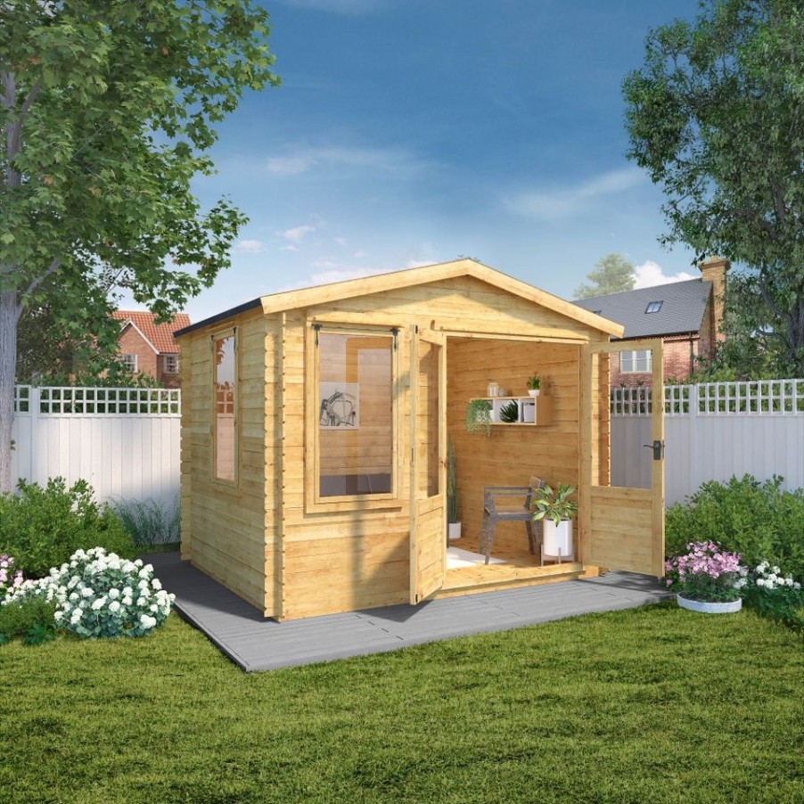 Homebase Garden Buildings | Mercia (Installation Included) 2.6X3.3M Sherwood 19Mm Log Cabin