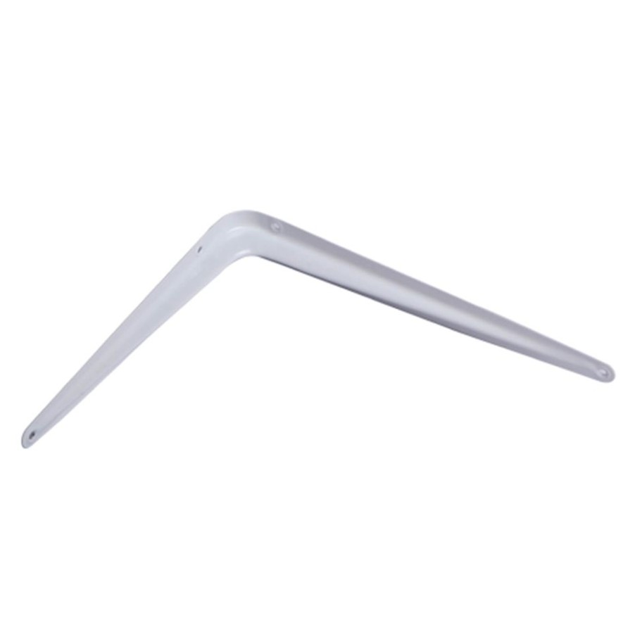 Homebase Shelving Brackets | London Bracket - White - 75X100Mm