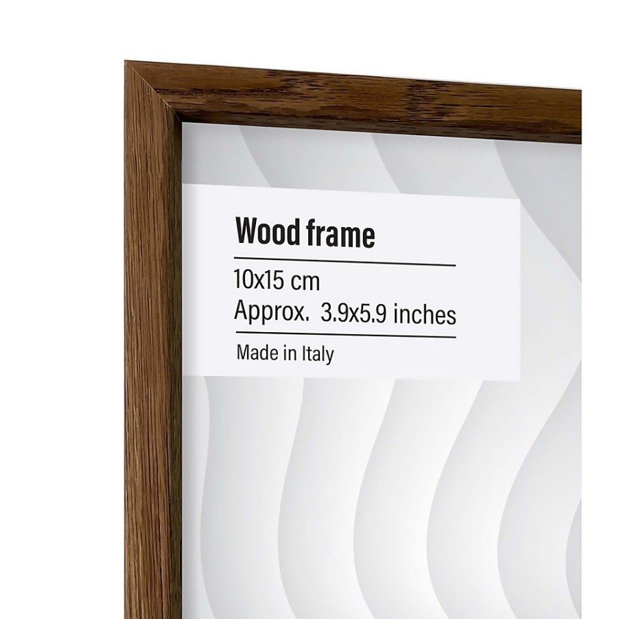 Homebase Photo Frames | Wood Photo Frame - Set Of 2 10X15Cm - Walnut