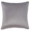 Homebase Cushions | Plain Velvet Cushion - Grey - 43X43Cm