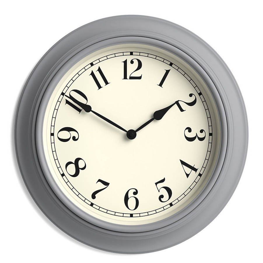 Homebase Clocks | Kitchen Wall Clock - 40Cm - Grey