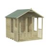 Homebase Garden Buildings | Oakley Overlapapex Summerhouse 7X7 (Installed)