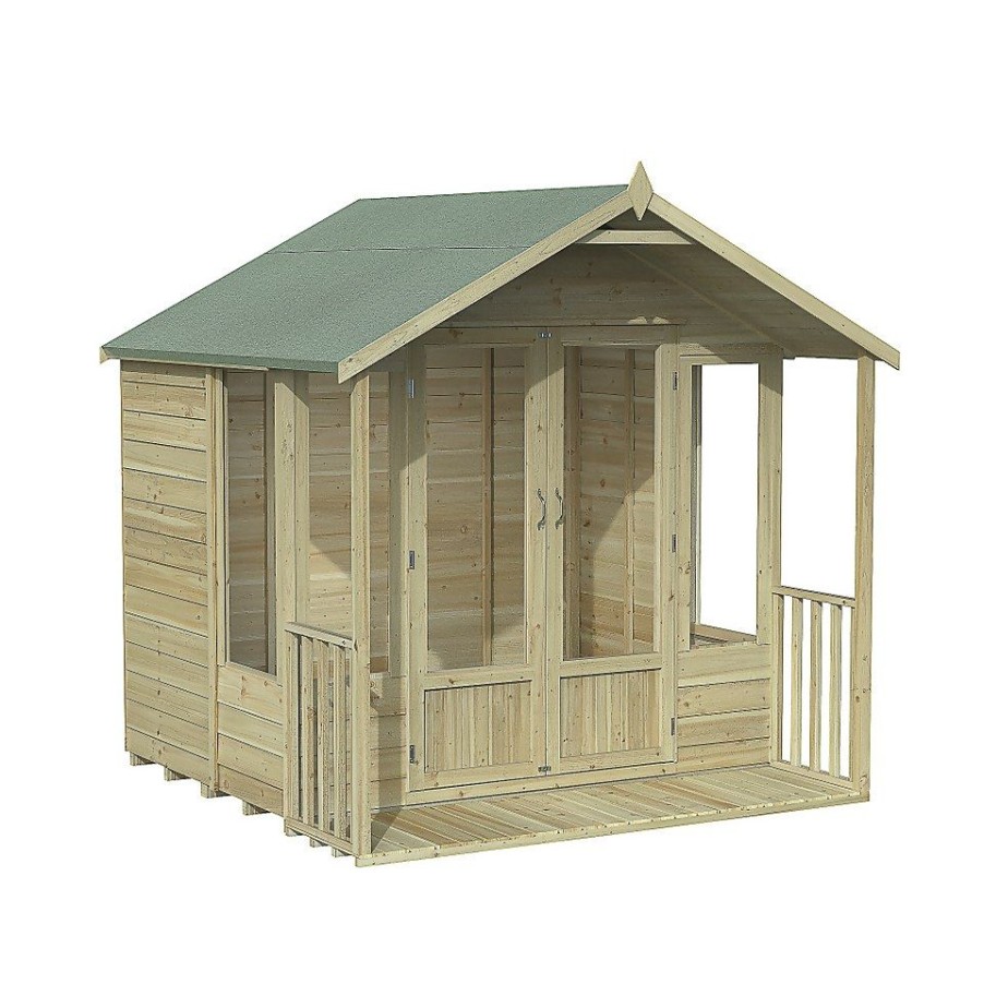 Homebase Garden Buildings | Oakley Overlapapex Summerhouse 7X7 (Installed)