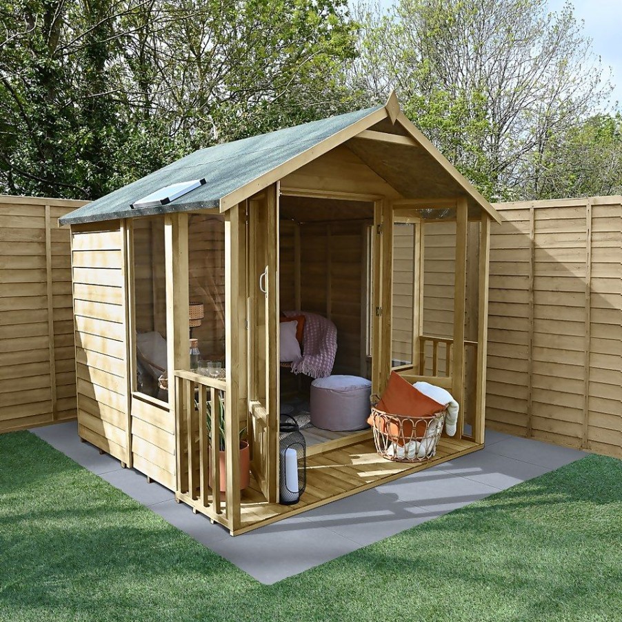 Homebase Garden Buildings | Oakley Overlapapex Summerhouse 7X7 (Installed)