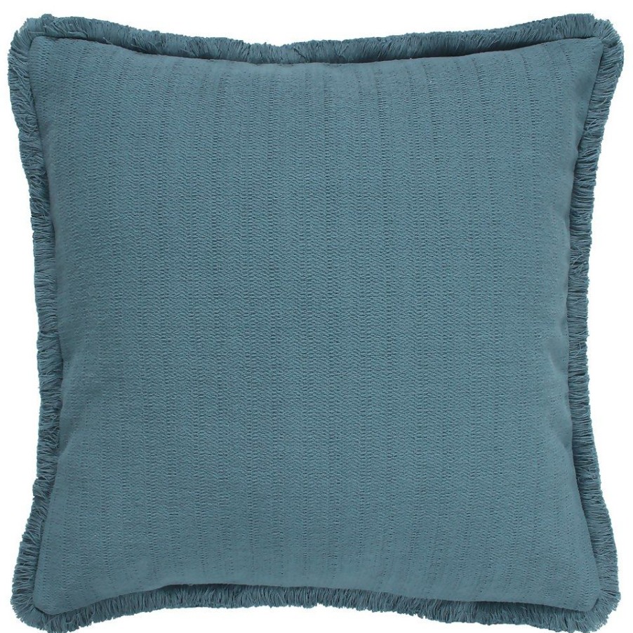 Homebase Cushions | Woven Stonewashed Cushion - Navy