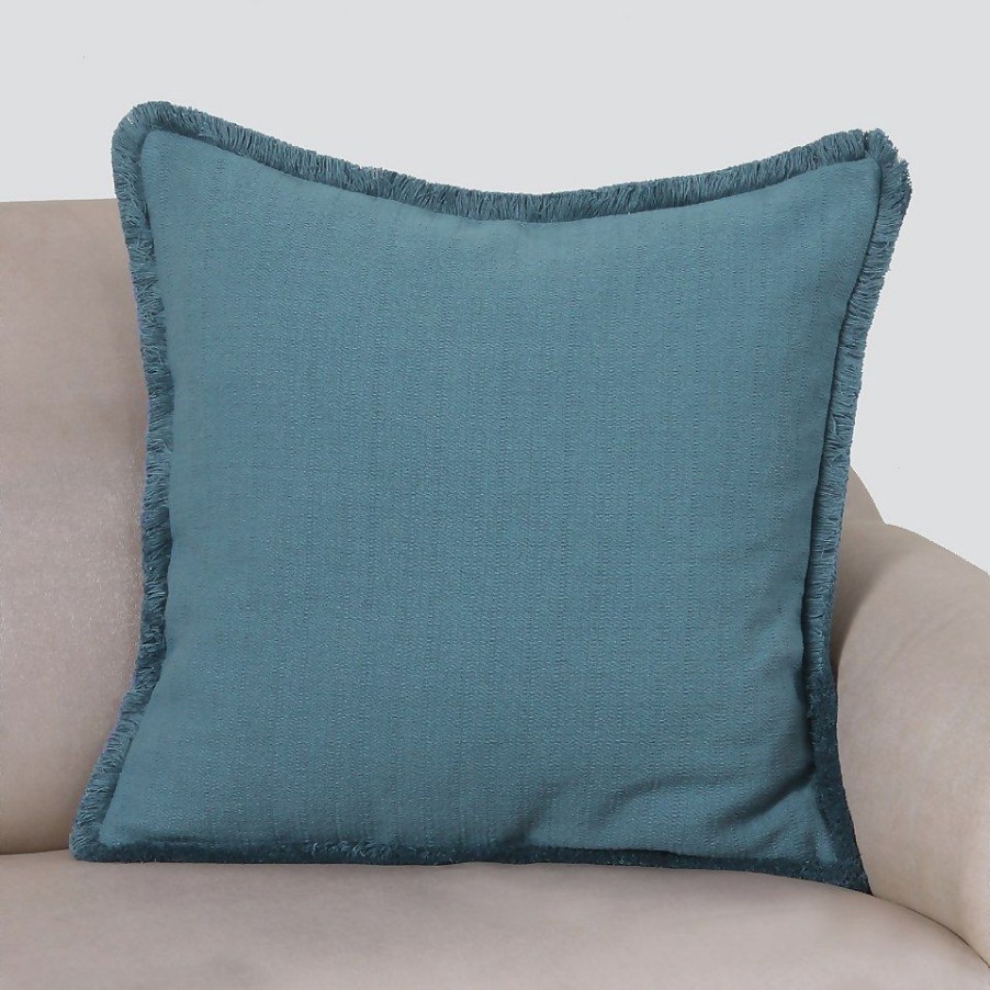 Homebase Cushions | Woven Stonewashed Cushion - Navy