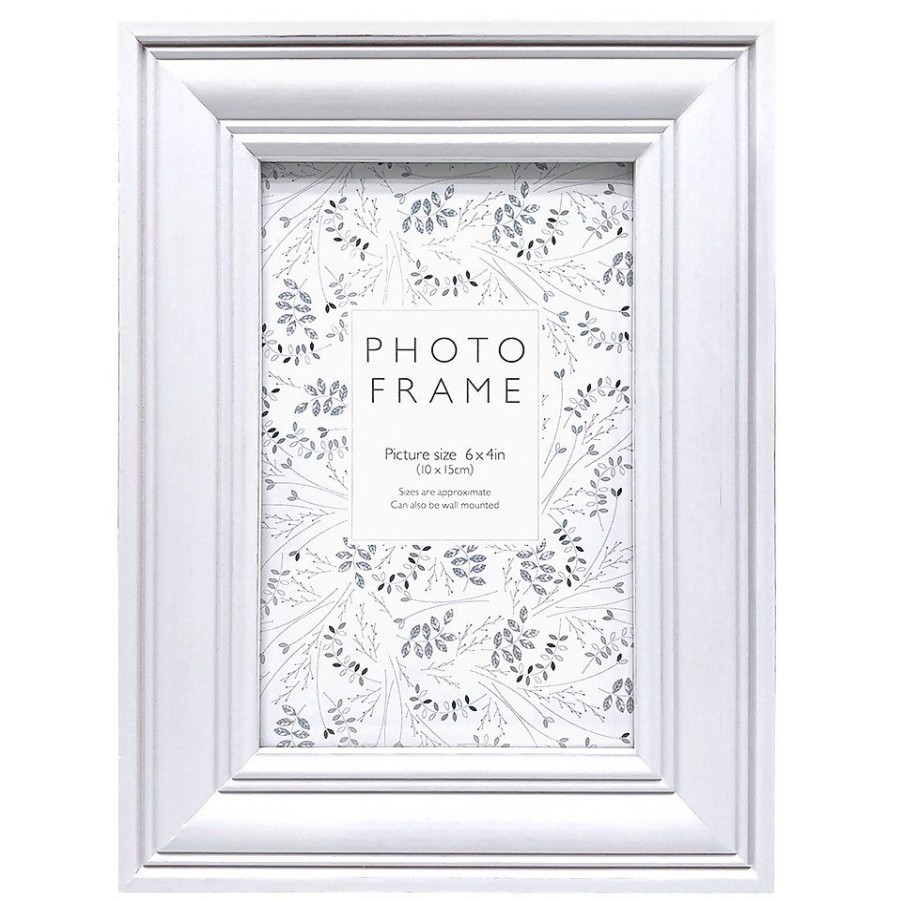 Homebase Photo Frames | Vintage Photo Frame 6X4 - White