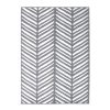 Homebase Rugs | Herringbone Rug - Silver - 120X170Cm