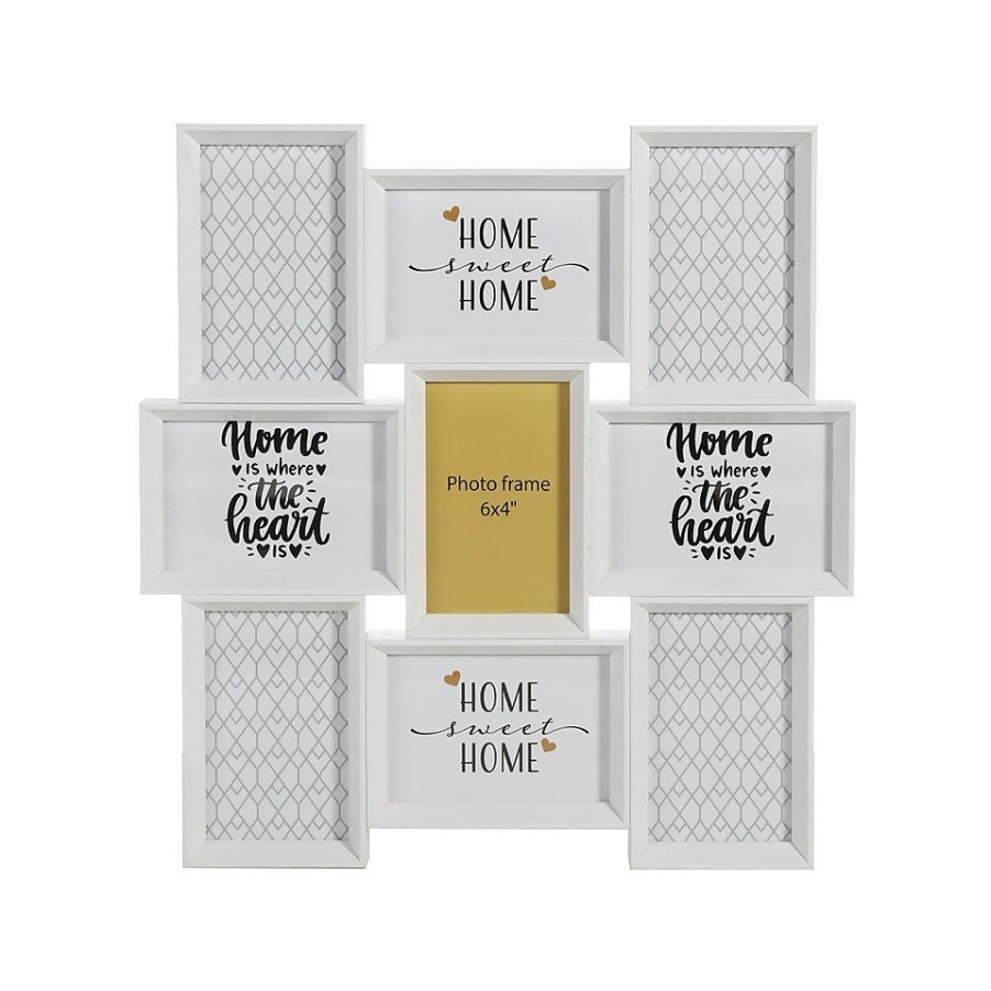 Homebase Photo Frames | Multi Aperture Frame - White