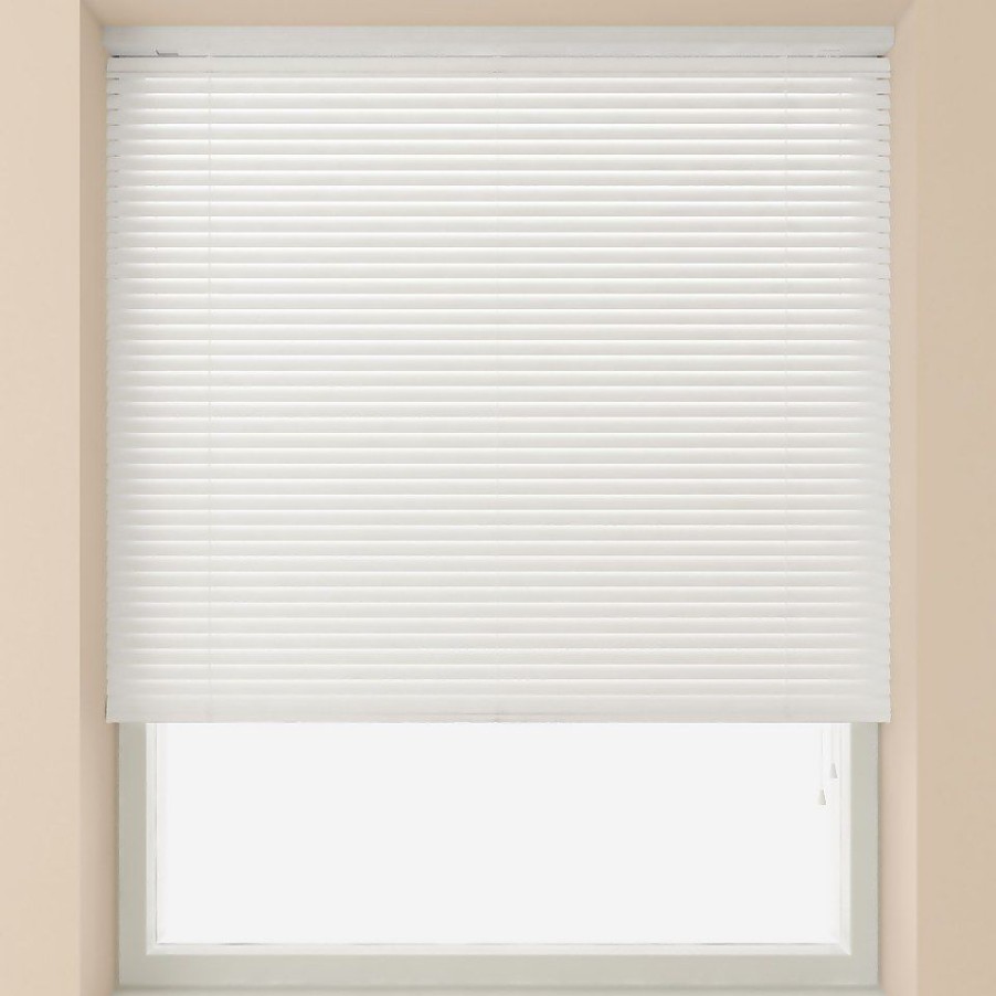 Homebase Storage & Home Deals | White 25Mm Pvc Venetian Blind - 90X152Cm