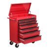 Homebase Tool Storage | Hilka Heavy Duty 8 Drawer Tool Storage Trolley With Lid Storage And Ball Bearing Slides