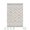 Homebase Rugs | Recycled Diamond Rug - Grey - 160X230Cm