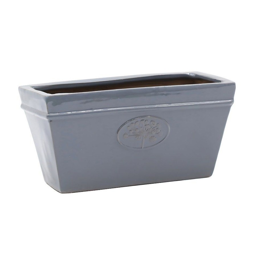 Homebase Trough Planters | Cotswold Denim Trough - 45Cm