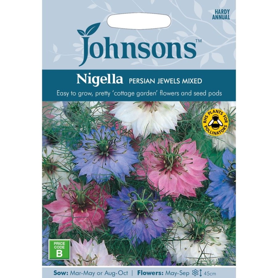 Homebase Seeds | Nigella Persian Jewels Mixed Seeds