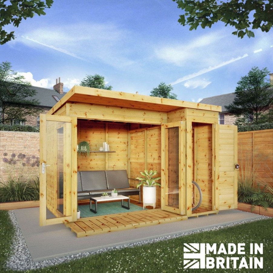 Homebase Garden Buildings | Mercia 10 X 8Ft Garden Room With Side Shed