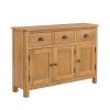 Homebase Living Room Furniture | Norbury Large Sideboard - Oak