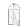 Homebase Mirrors | Mirroroutlet Metal Arched Decorative Window Opening Garden Mirror - 102X61Cm