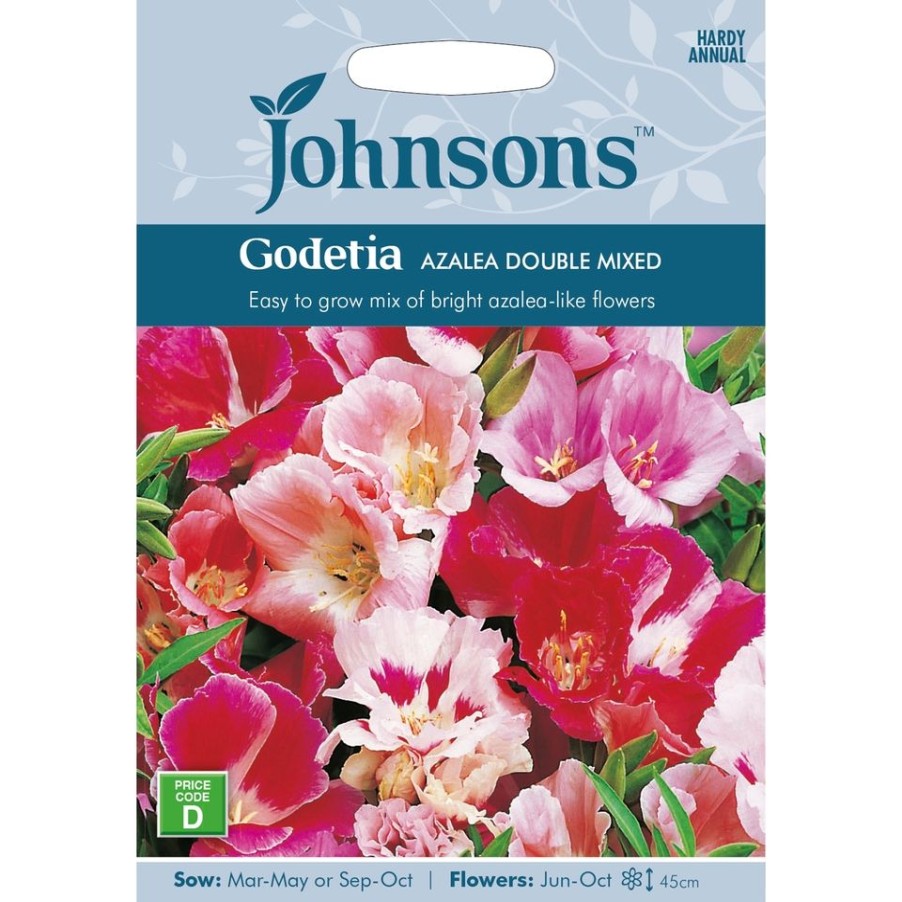 Homebase Seeds | Godetia Azalea Double Mixed Seeds