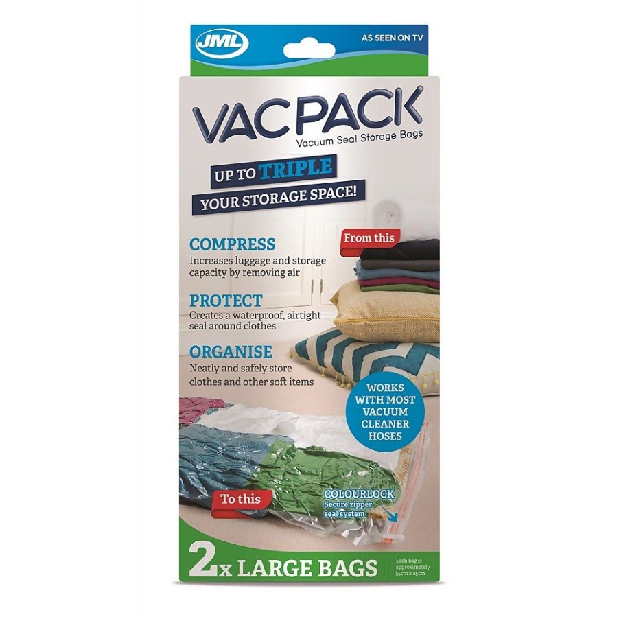 Homebase Clothes Storage | Vac Pack Go Bags - Large