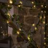 Homebase Solar Garden Lights | Homebase Edit Botanical Solar Garland - 5M