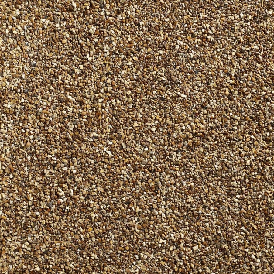 Homebase Decorative Stone, Gravel & Chippings | Stylish Stone Golden Gravel - Midi Pack - 9Kg