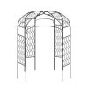 Homebase Gazebos & Marquees | Agriframes Round Gazebo - (H)2.2 X (Diameter)1.8 M- Black